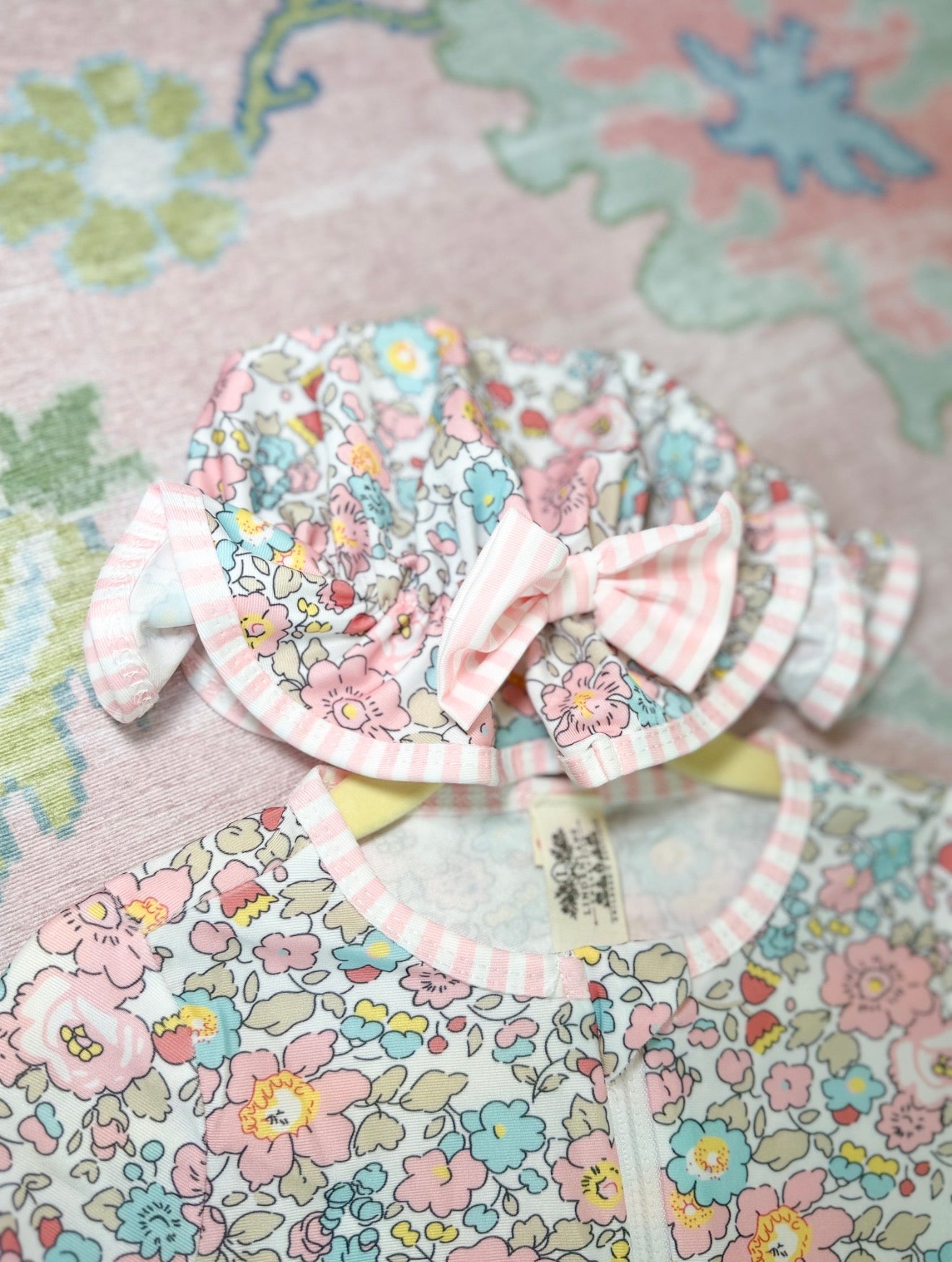 Floral Ruffle Swimmie Set