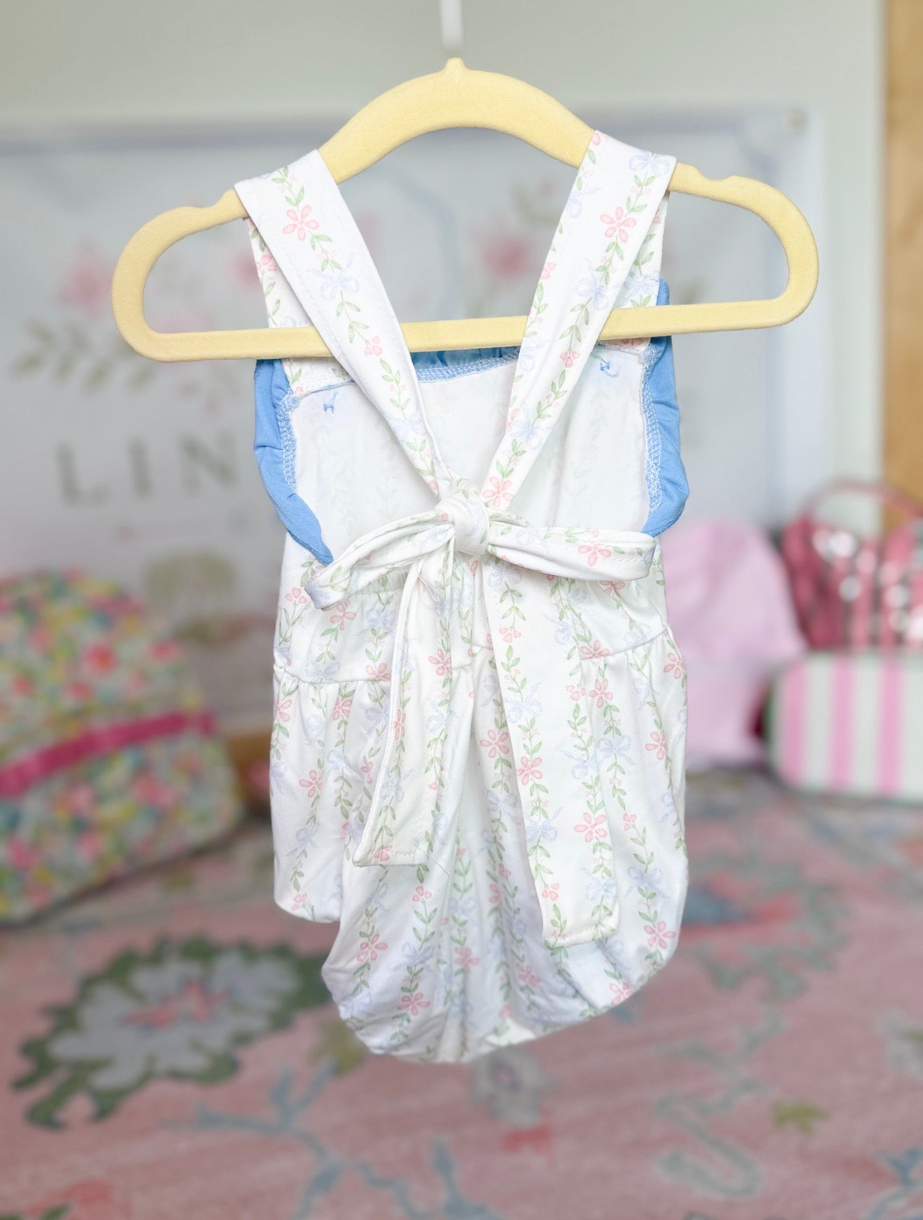 Floral Tie Romper
