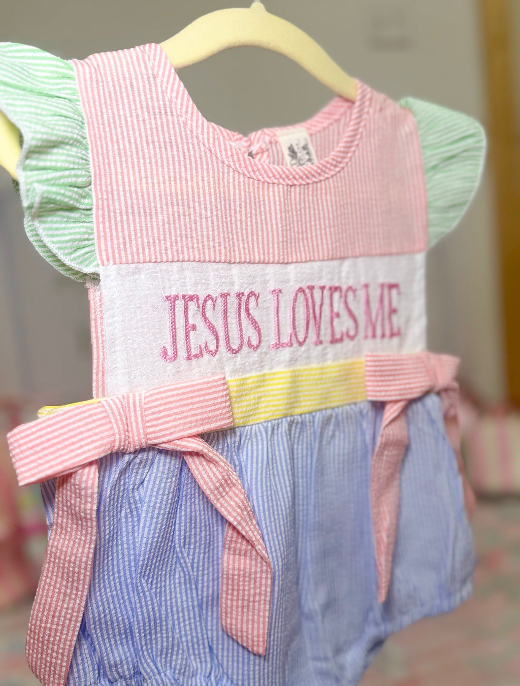 Jesus Loves Me Smocked
