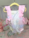 Floral Bow Romper