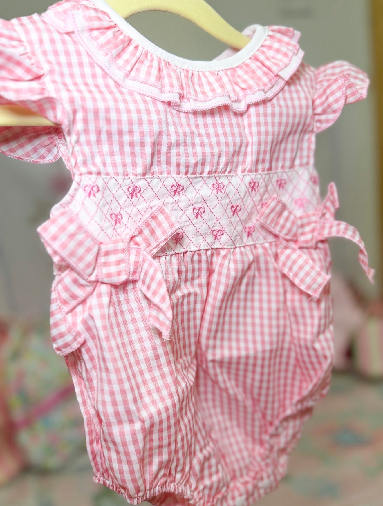 Bow Smocked Bubble