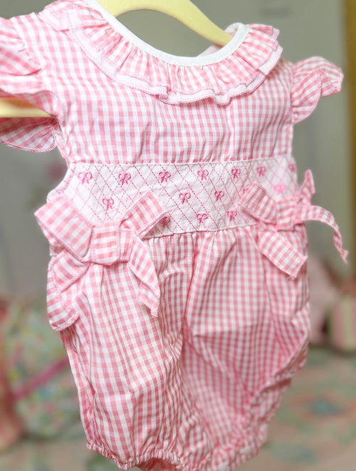 Bow Smocked Bubble