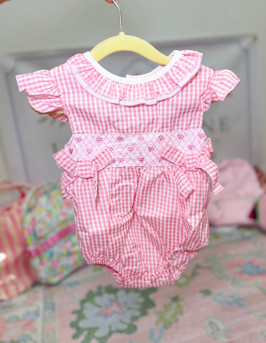 Bow Smocked Bubble
