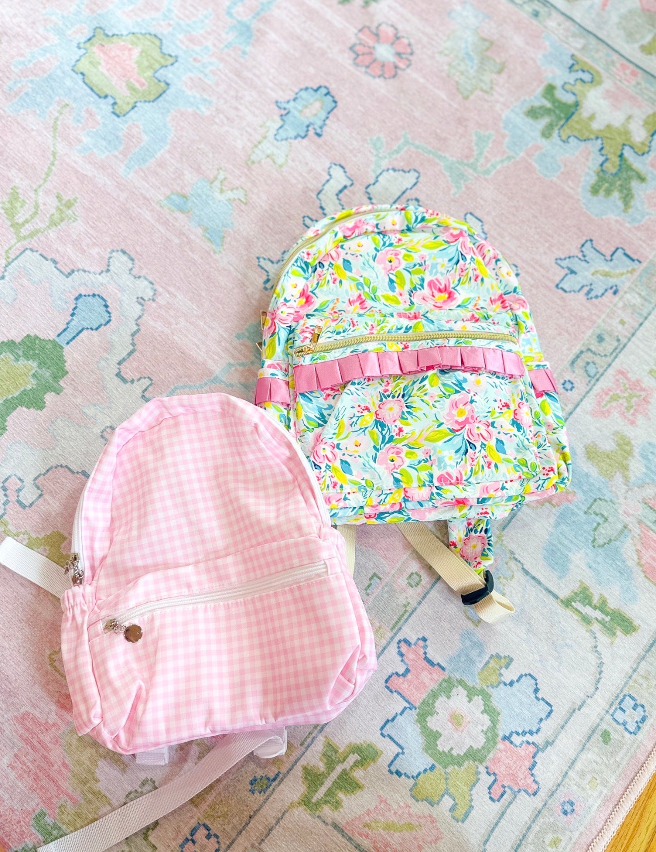 Gingham Backpack