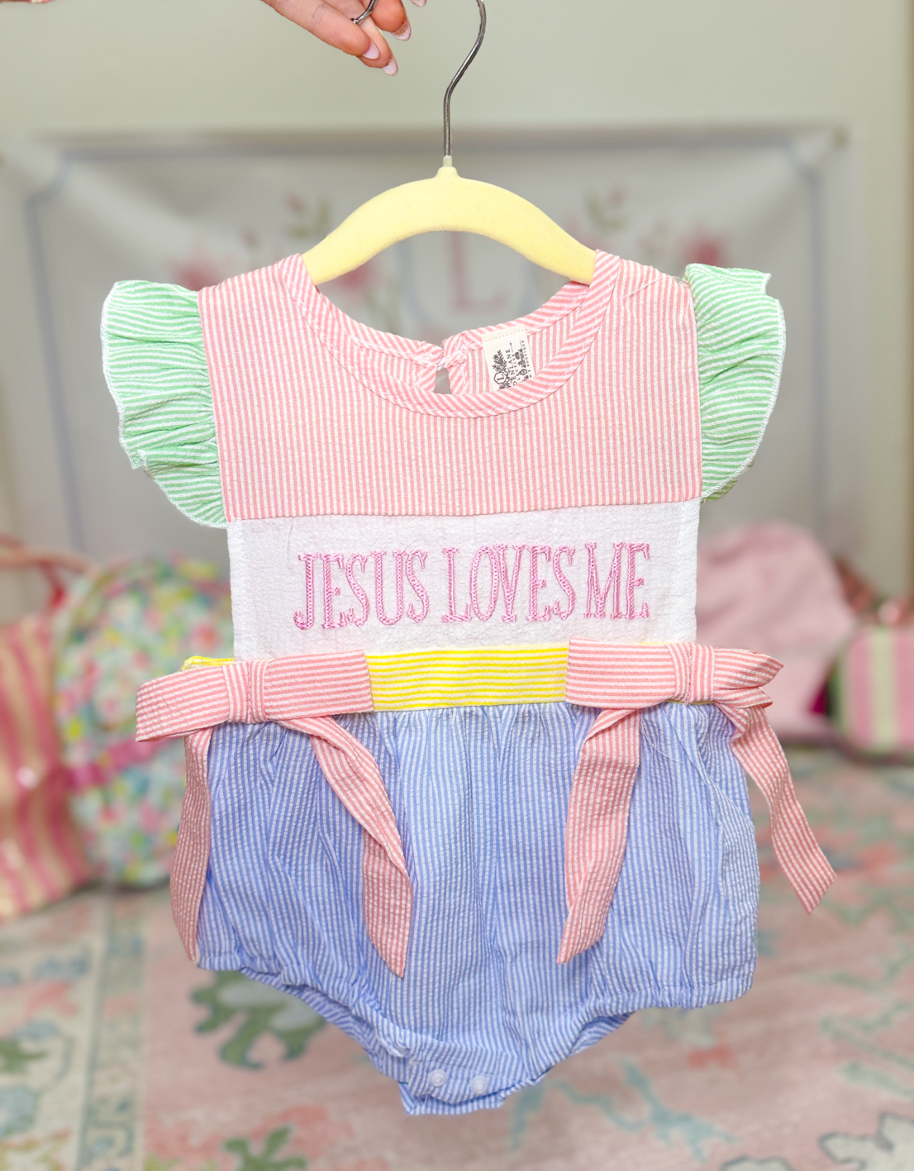Jesus Loves Me Smocked