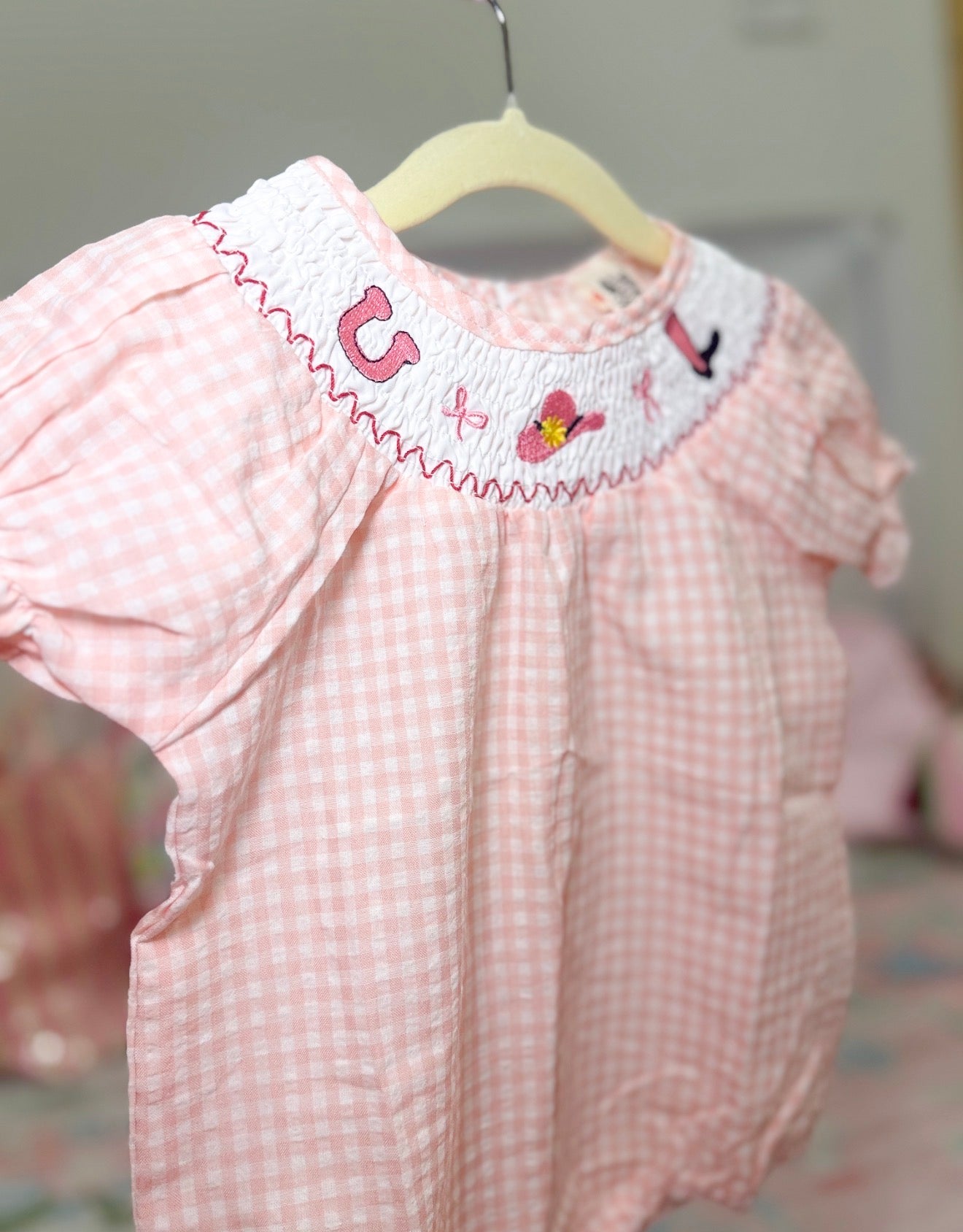 Cowgirl Smocked Bubble