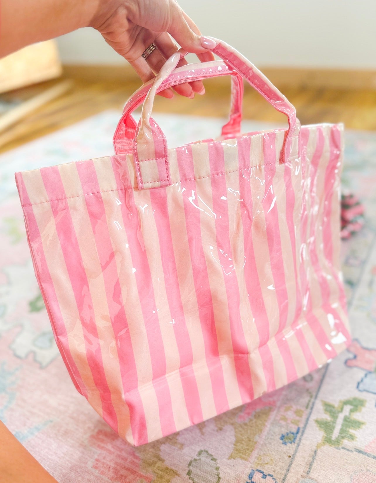Pink Beach Tote