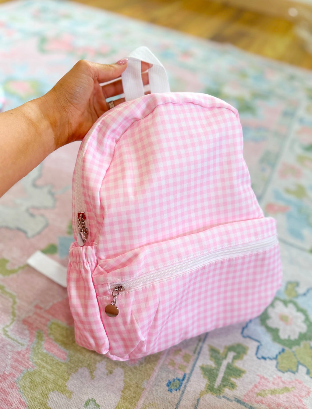 Gingham Backpack